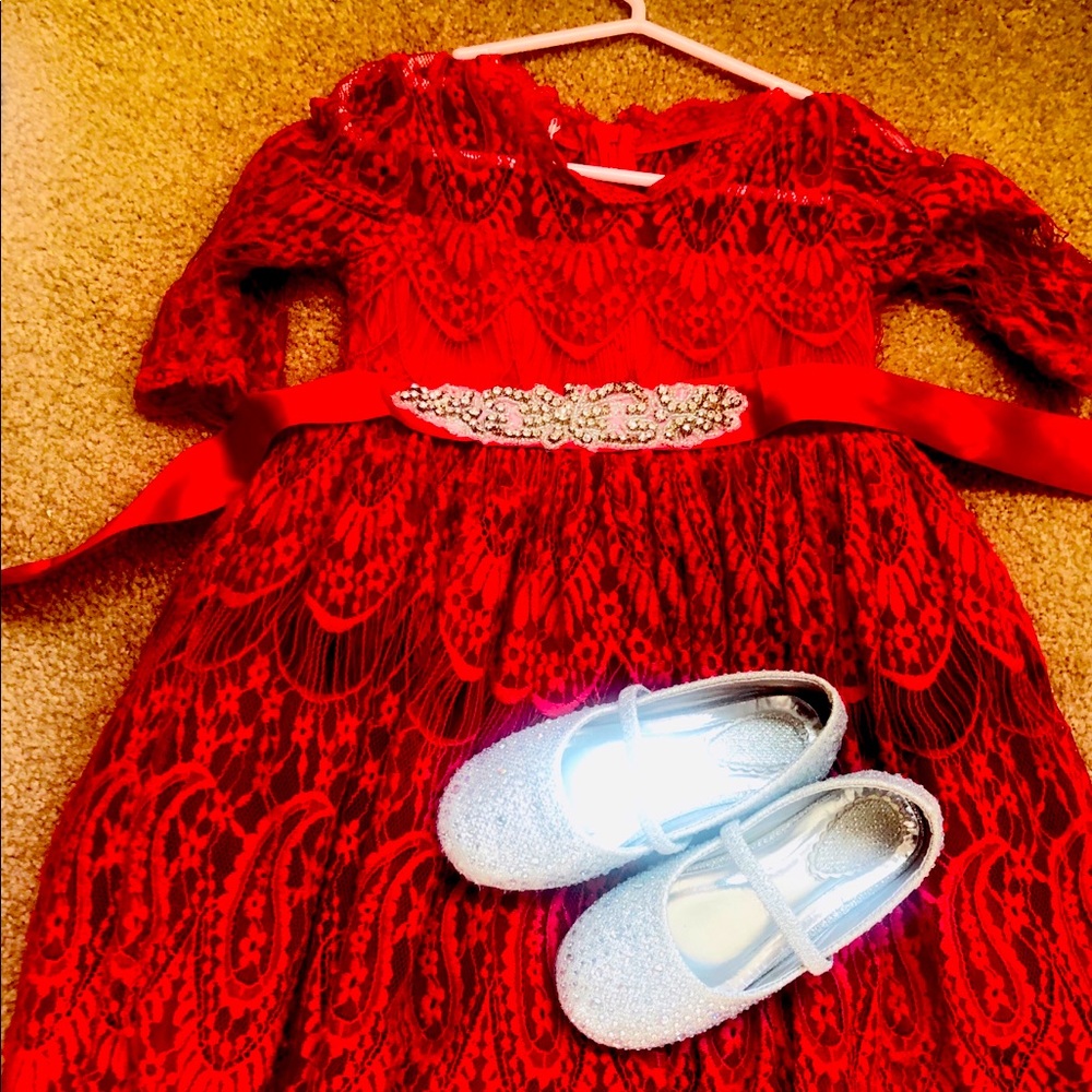 Dress and shoes